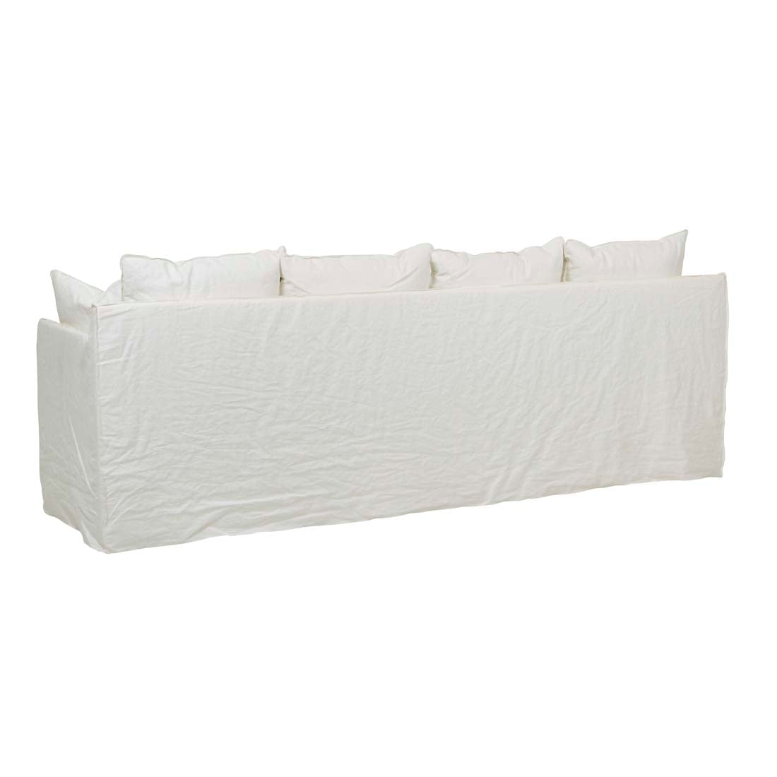 Vittoria Slip Cover 3 Seater Sofa - Milk