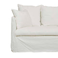 Vittoria Slip Cover 3 Seater Sofa - Milk