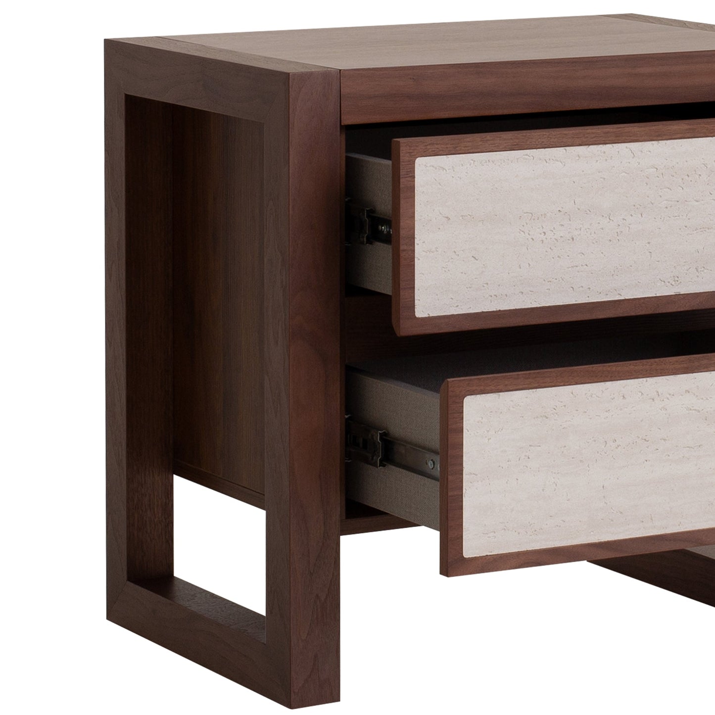 Ebba Bedside Table - Walnut