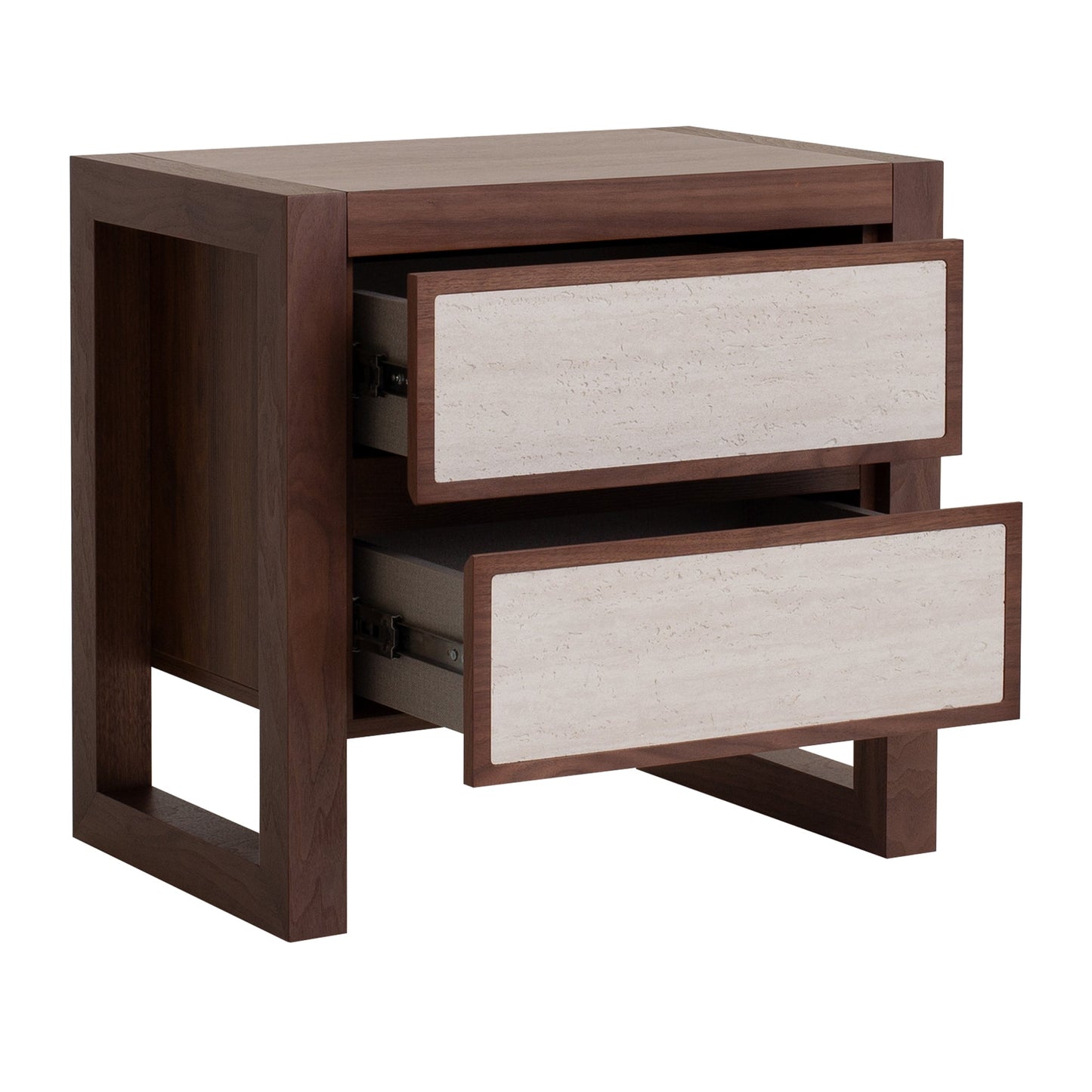 Ebba Bedside Table - Walnut