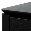 Norris Bedside Table - Black Oak Veneer