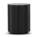 Dilara Recycled Side Table - Full Black