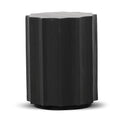 Dilara Recycled Side Table - Full Black