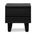 Evans Bedside Table - Full Black