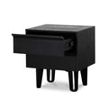 Evans Bedside Table - Full Black