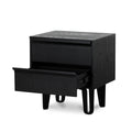 Evans Bedside Table - Full Black