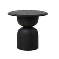 Gabriel Round Side Table - Full Black