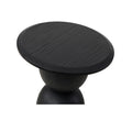 Gabriel Round Side Table - Full Black