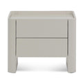 Latonya Bedside Table - Light Grey