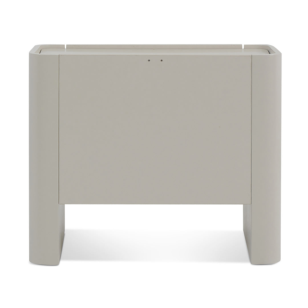 Latonya Bedside Table - Light Grey