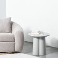 Polly Round Side Table - Light Grey