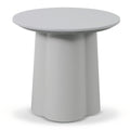 Polly Round Side Table - Light Grey