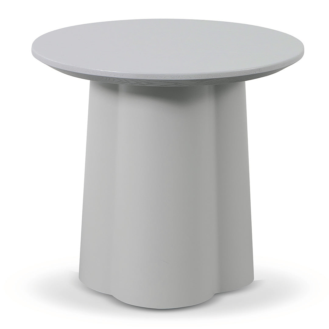 Polly Round Side Table - Light Grey