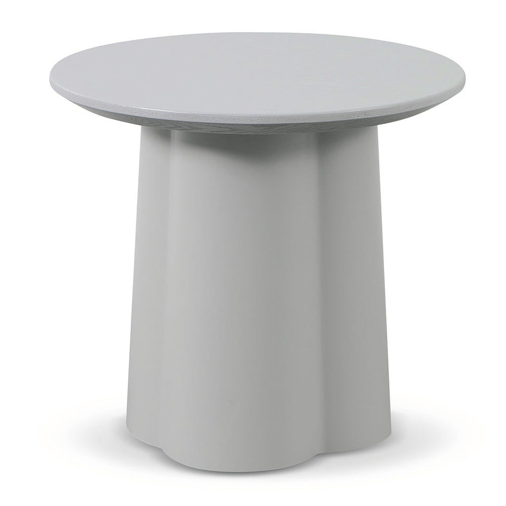 Polly Round Side Table - Light Grey