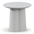 Polly Round Side Table - Light Grey