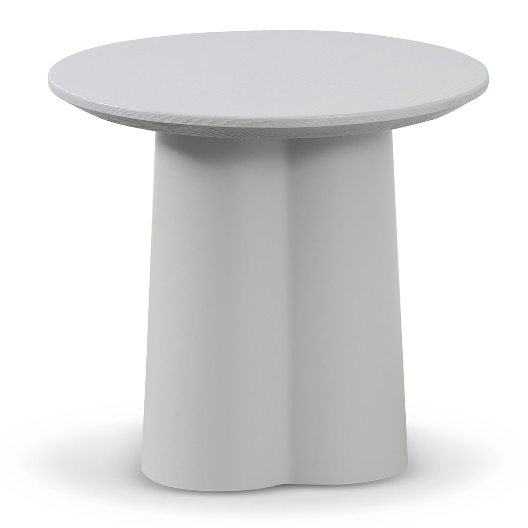 Polly Round Side Table - Light Grey