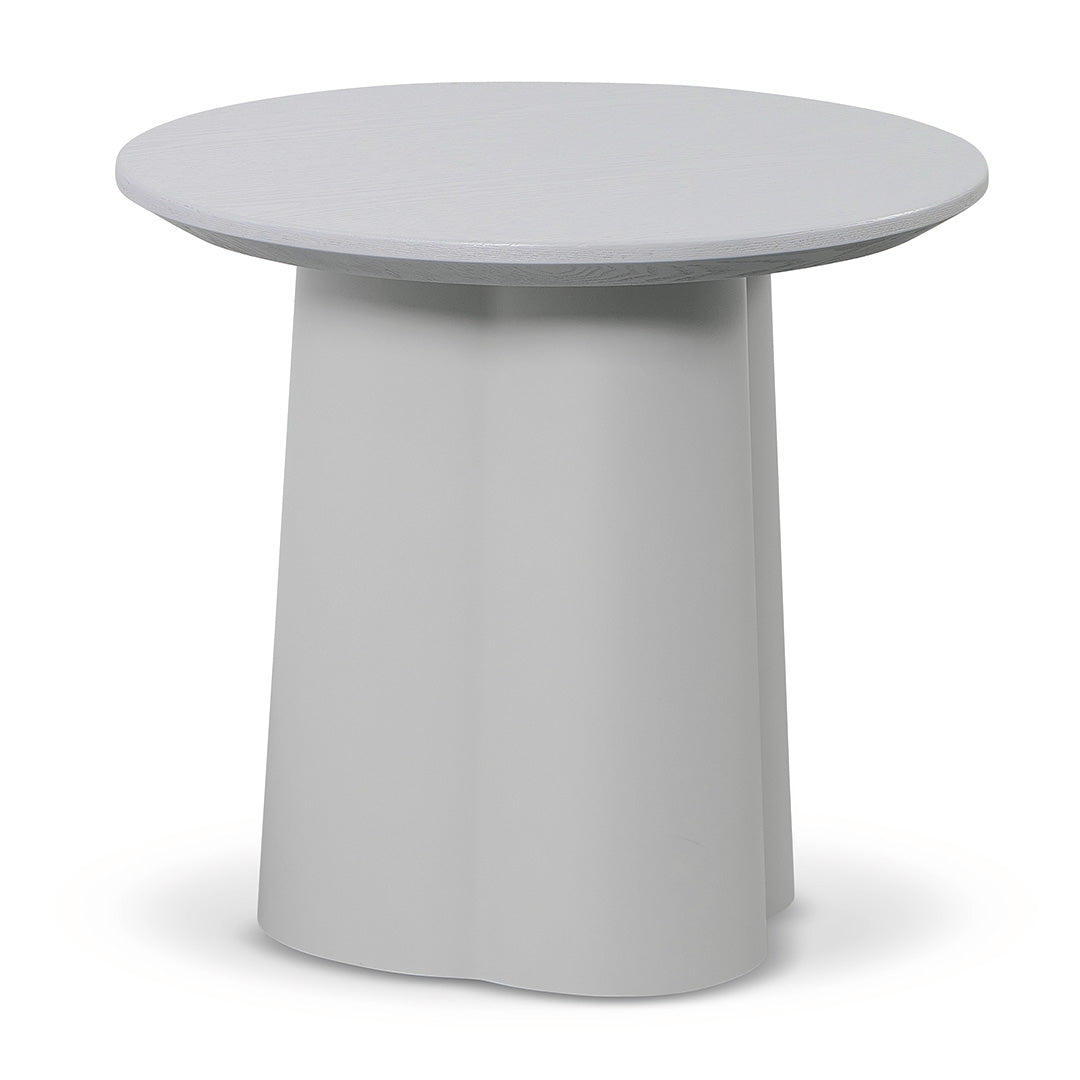 Polly Round Side Table - Light Grey