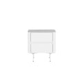 Higgins Bedside Table - White