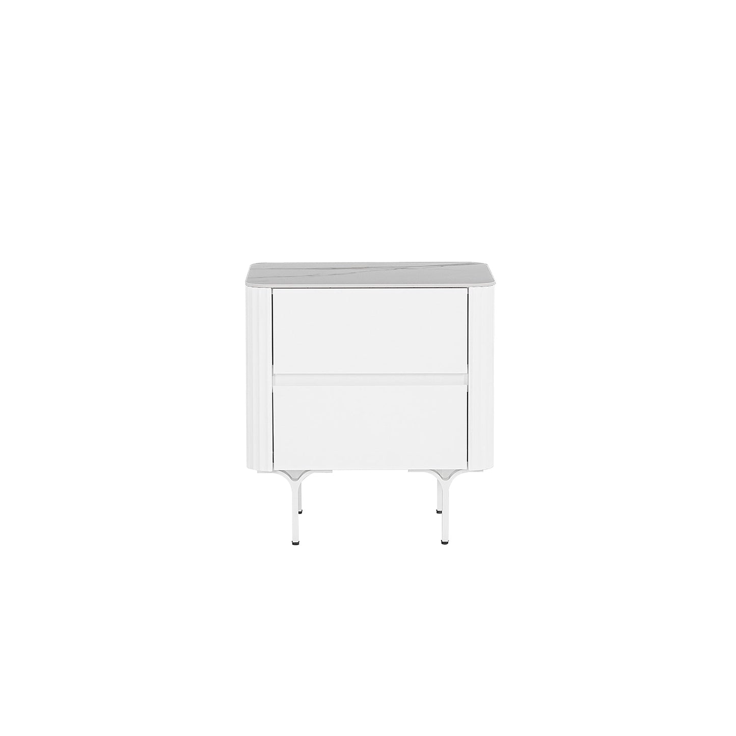 Higgins Bedside Table - White