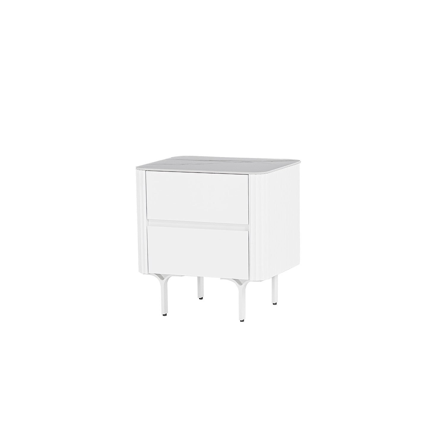 Higgins Bedside Table - White