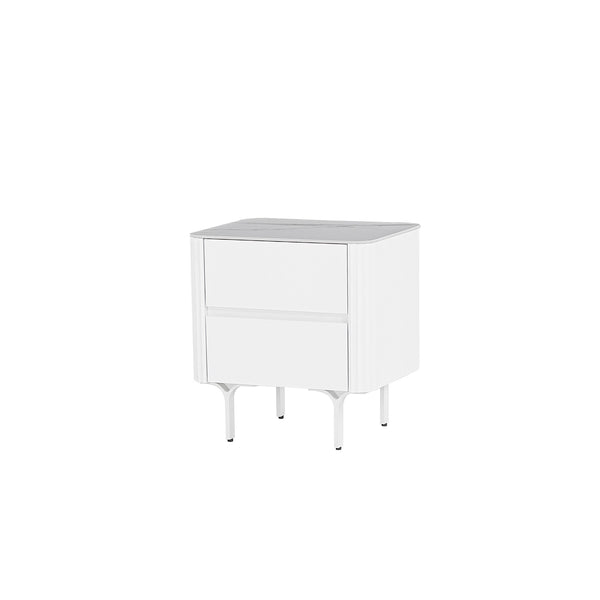 Higgins Bedside Table - White