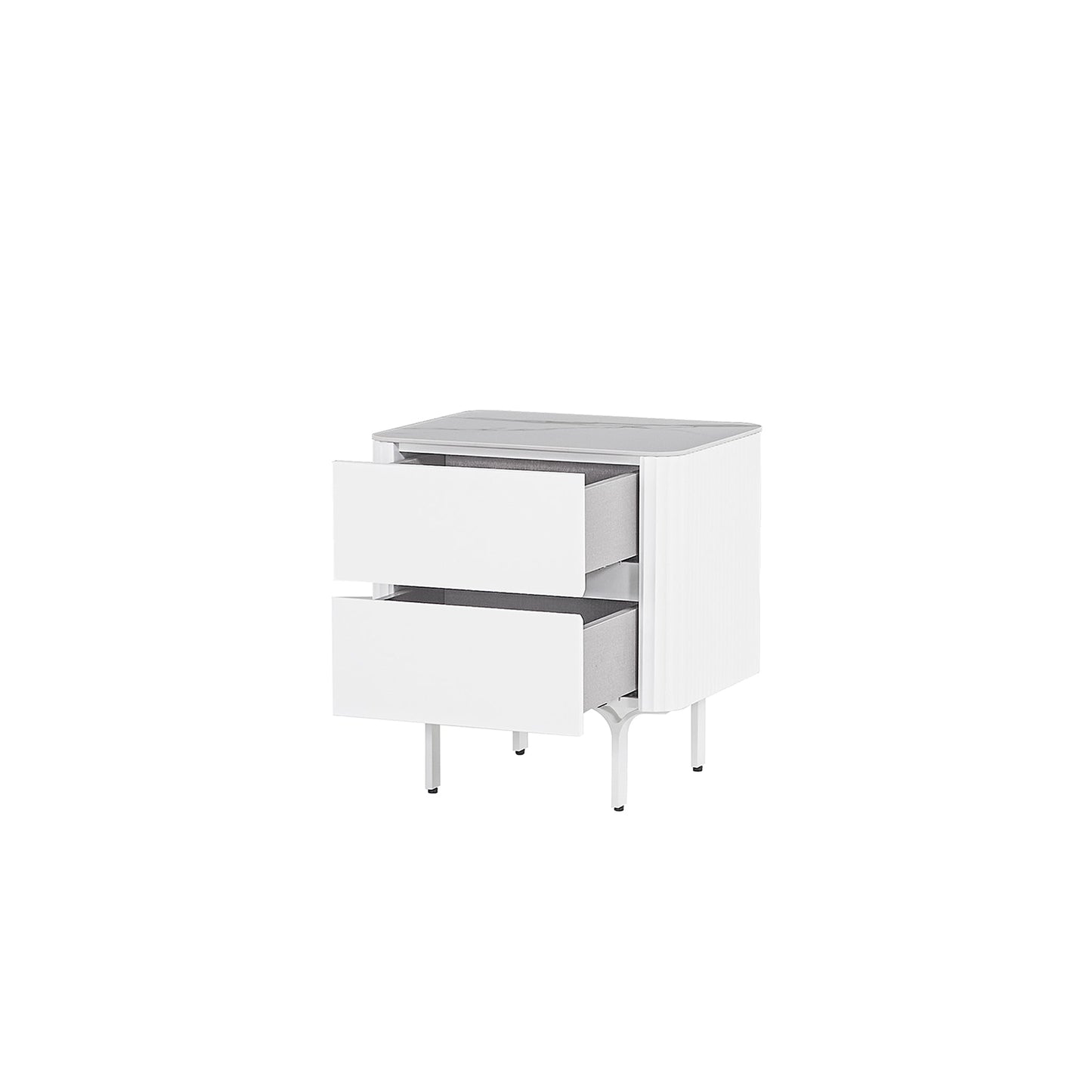 Higgins Bedside Table - White