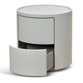 Nithya Bedside Table - Light Grey