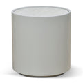 Nithya Bedside Table - Light Grey