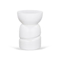 Anttoni 38cm Round Side Table - White