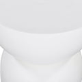 Anttoni 38cm Round Side Table - White