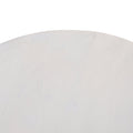 Dima 38cm Round Side Table - Cafe White