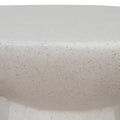 Boris 42cm Fibre Glass Side Table - White