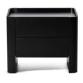 Latonya Bedside Table - Matte Black