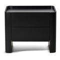 Latonya Bedside Table - Matte Black