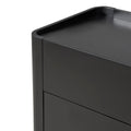 Latonya Bedside Table - Matte Black