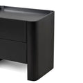 Latonya Bedside Table - Matte Black