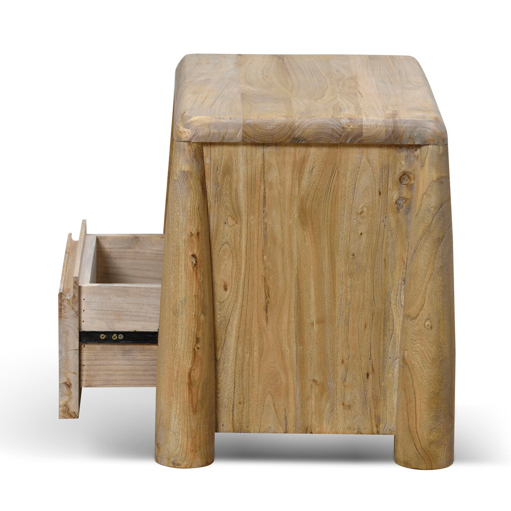 Varika 55cm Bedside Table - Natural