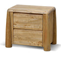 Varika 55cm Bedside Table - Natural