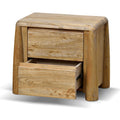 Varika 55cm Bedside Table - Natural