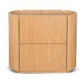 Arnar 60cm Bedside Table - Natural Oak