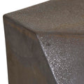 Hanson Cube Stool - Granite Black