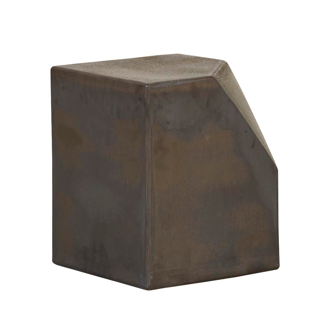 Hanson Cube Stool - Granite Black