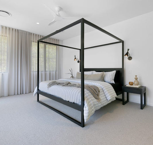 Strand Four Poster Bed | Black