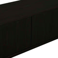 Oberon Crescent Entertainment Units - Matt Dark Oak