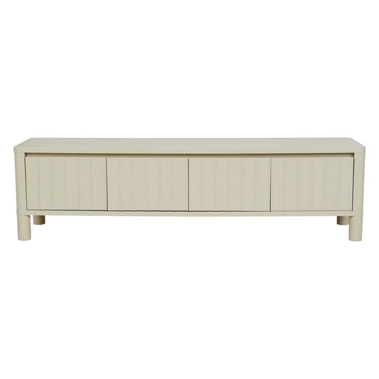 Oliver Fluted Entertainment Unit - Putty