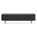 Aniya 2m Wooden TV Entertainment Unit - Full Black