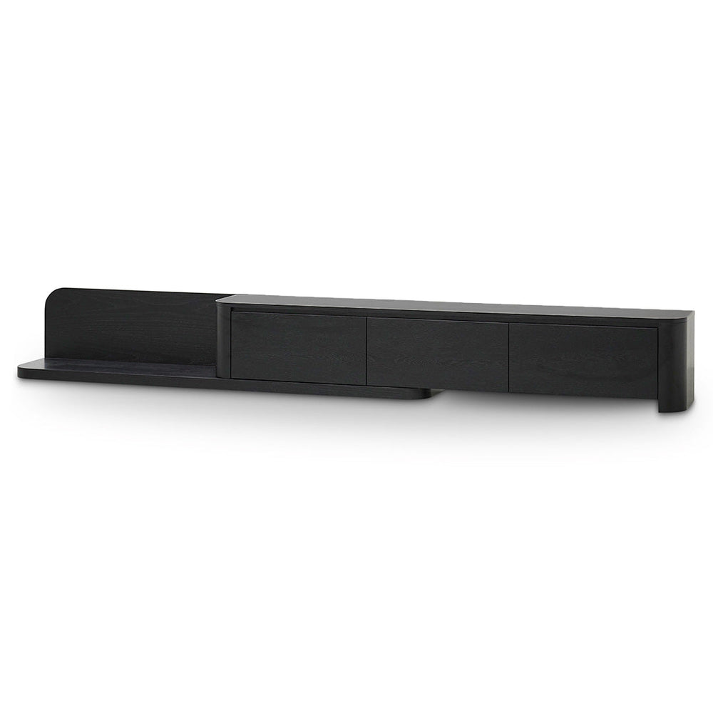 Anna Extendable TV Entertainment Unit - Full Black Oak