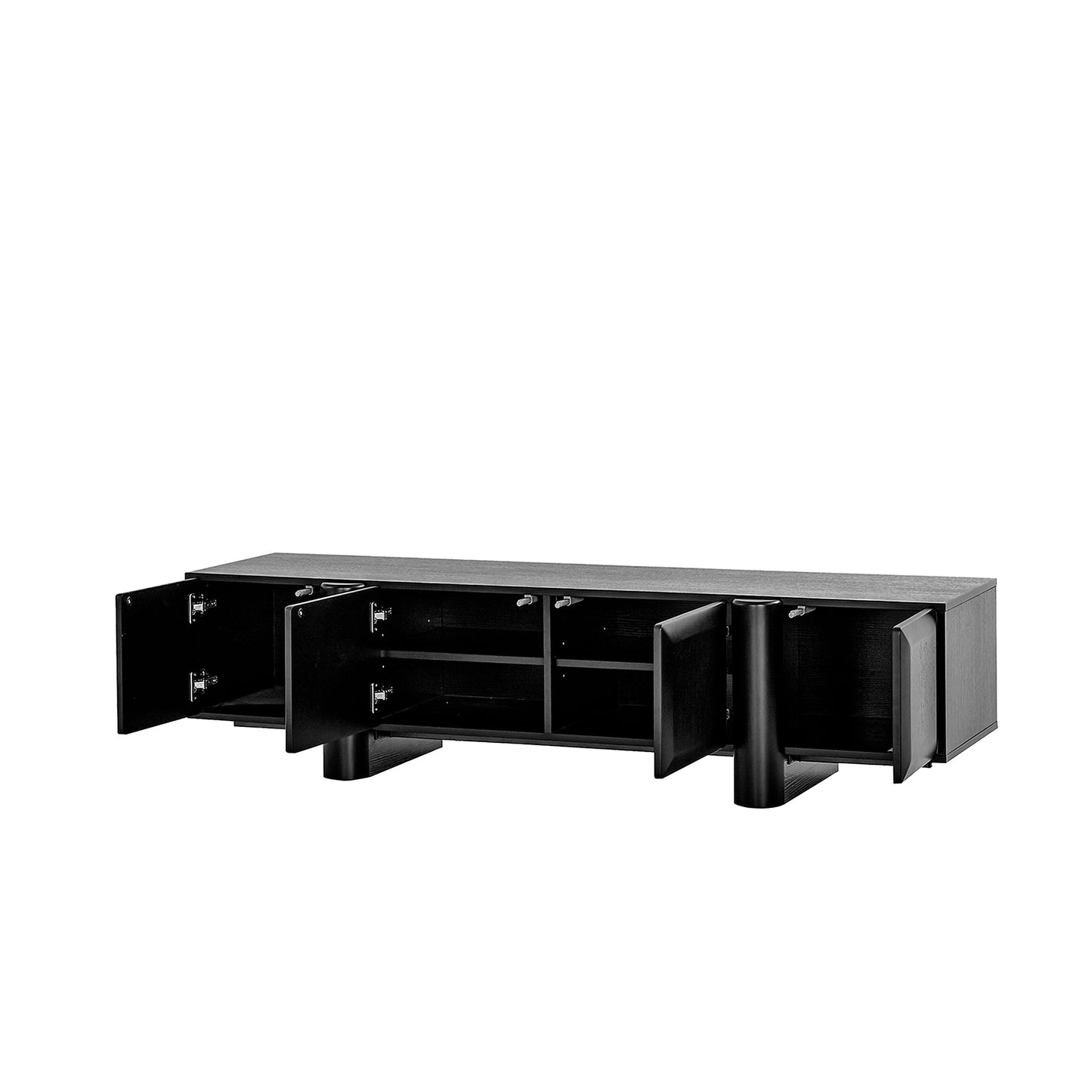 Ariyah 1.6m TV Entertainment Unit - Full Black