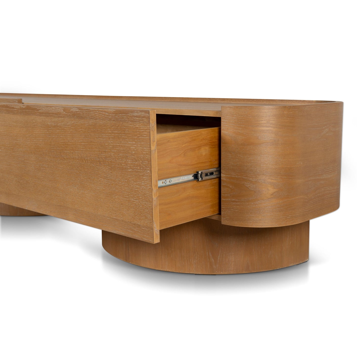 Gidon 2.2m TV Entertainment Unit - Dusty Oak