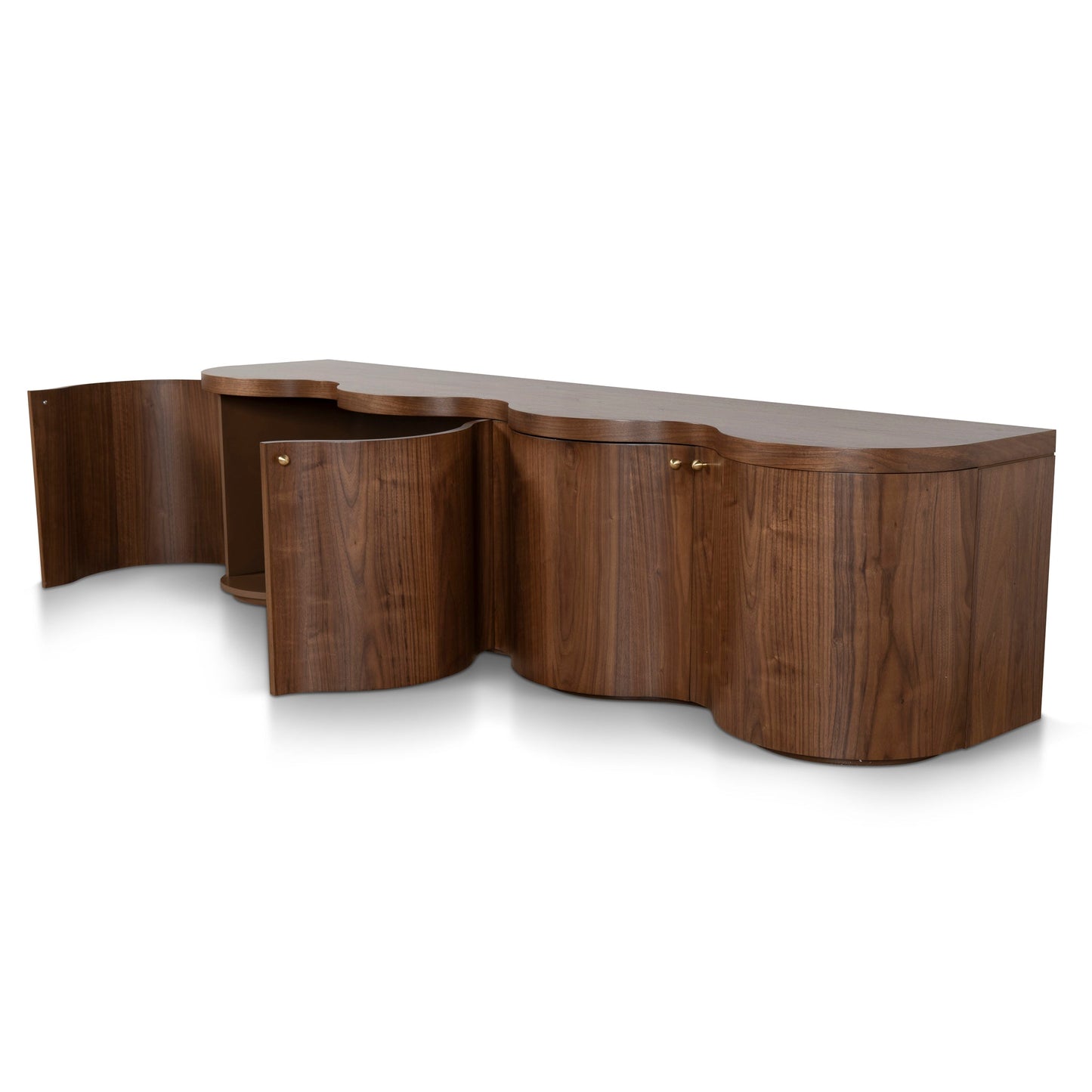 Jaya 2.15m TV Entertainment Unit - Light Walnut